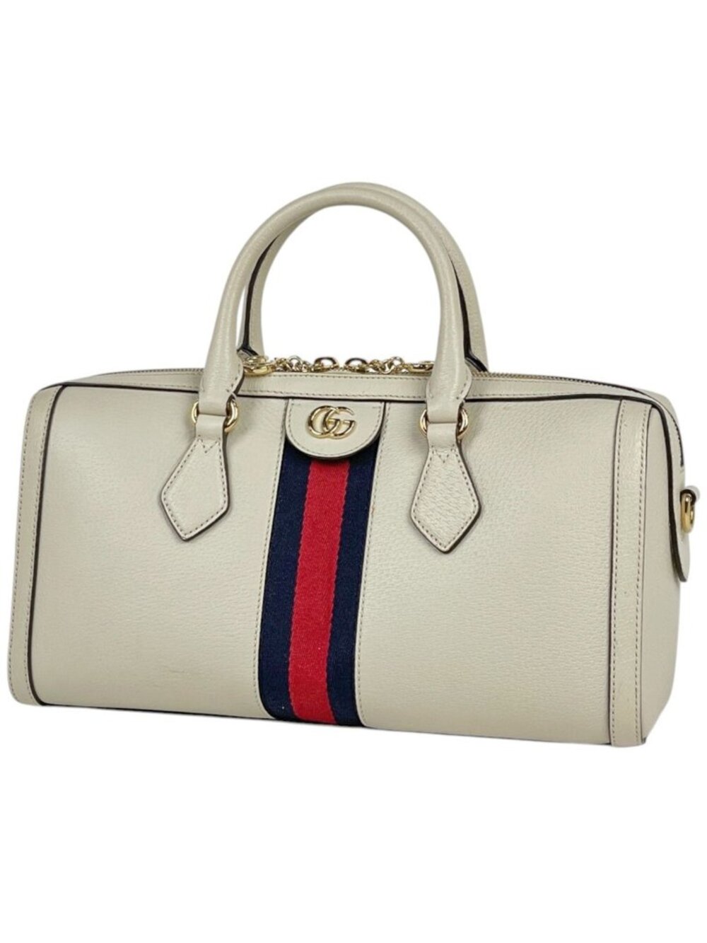 Gucci Handbag Ophidia GG Marmont Sherry Line Leather White